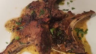 Pan Seared Lamb Chops lambchopsrecipe pansearedlambchops gastroguru [upl. by Rangel910]