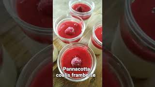 Panna cotta et son coulis de framboises une recette au thermomix tm31 [upl. by Francesco]