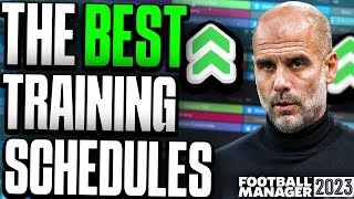 The BEST FM23 Training Schedules  ULTIMATE Football Manager Training Guide [upl. by Banerjee]