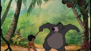 Le Livre de la Jungle  Extrait Exclusif  Chanson quotIl en faut peu pour être heureuxquot  Baloo [upl. by Lenzi971]