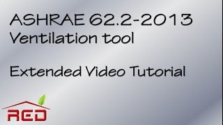 ASHRAE 62 22013 Video Tutorial extended version [upl. by Stulin]