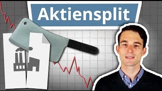 Was ist ein Aktiensplit Aktiensplit und Aktienzusammenlegung erklärt  Finanzlexikon [upl. by Yurt864]