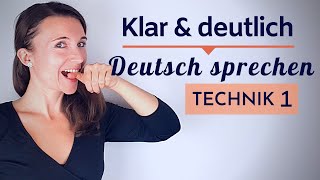 1 KLAR UND DEUTLICH SPRECHEN  Richtig Deutsch sprechen  Aussprache Übungen  Sprechtraining [upl. by Eiggep642]