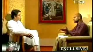 Mr Raj Thackeray interview to NDTV INDIA Sep 30 2009 [upl. by Raphaela]