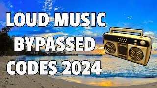 LOUD MUSIC BYPASSED Roblox Ids WORKING 2024 [upl. by Westland770]