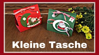 ADVENTSKALENDER 6 VERPACKUNG ORIGAMI TASCHE EINFACH ANLEITUNG DEUTSCH TUTORIAL STAMPINUP [upl. by Airdna]