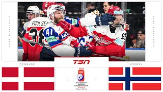 Denmark vs Norway Highlights  2024 Mens World Hockey Championship [upl. by Nonohcle795]