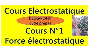 Cours N°1  Électrostatique  force de Coulomb [upl. by Lah926]