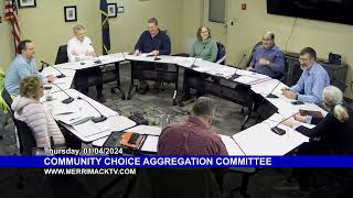 Community Choice Aggregation Committee January 4 2024 [upl. by Ttekcirc]