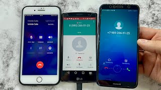 Crazy Mobile Calls LG G4S Huawei Y6 iPhone 6 Incoming Outgoing Calls [upl. by Hotchkiss575]