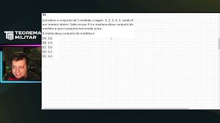 CFO CBMERJ 2024 RESOLUÇÃO DE MATEMÁTICA Prof Cesar Annunciato  Teorema Militar [upl. by Notffilc432]