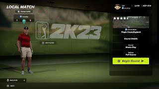 PGA 2K23 Performance mode graphics test PS5 Pro TIngle Creek [upl. by Shelburne]