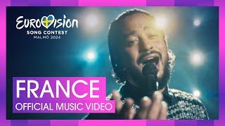 Slimane  Mon Amour  France 🇫🇷  Official Music Video  Eurovision 2024 [upl. by Elyk]