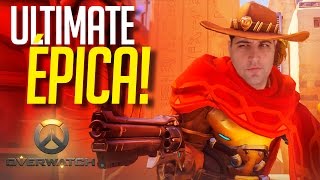 ULTIMATE ÉPICA Será que foi a jogada da partida  Overwatch [upl. by Ahsi350]