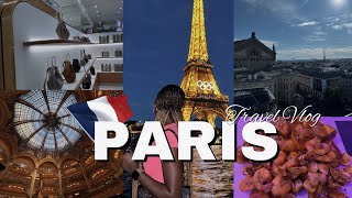 PARIS Travel Vlog🇫🇷Eiffel Tower at nightNights out in ParisGaleries Lafayette shoppingMonnyLagos [upl. by Eneliak68]