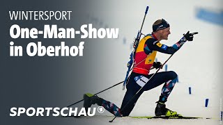 BiathlonWM BöParty geht in der Verfolgung weiter  Sportschau [upl. by Orest980]