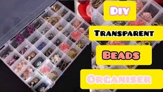 Diy beads organiser 😱😍😘diy organiserbeads organiserdiy box [upl. by Baudoin]