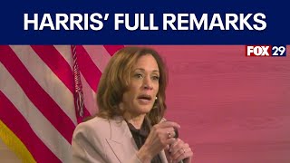 FULL INTERVIEW Kamala Harris at NABJ event in Philly [upl. by Babita226]