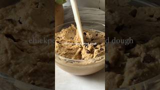 Chickpea Banana Bread Dough healthy dessert w plant protein amp fiber Recipe below chickpearecipes [upl. by Nessi]