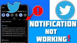 Fix Twitter Notification Not Working Problem on Android  Lock and Home Screen Notification Issue [upl. by Aciraa]