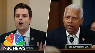 Johnson Checks Gaetz For Bringing Up Hunter Bidens Past Substance Abuse  NBC News [upl. by Fisuoy831]