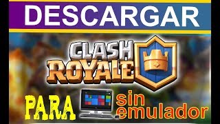 Descargar Clash Royale para PC Sin Emulador Sin Bluestracks 2021 [upl. by Irolam696]