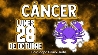 💣BOOMBAZO MUYY FUERTEEE❗️🧨PROXIMAS 24 HORAS⏳ cáncer ♋ Horóscopo diario 28 DE OCTUBRE 2024🔮 horóscopo [upl. by Annatnas]