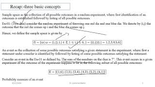 L02 Discrete probabilistic modelling [upl. by Yerffe]