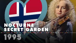 NOCTURNE – SECRET GARDEN Norway 1995 – Eurovision Song Contest HD [upl. by Bert619]