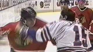 Bob Probert vs Darren Langdon Jan 27 1997 [upl. by Anaahs30]