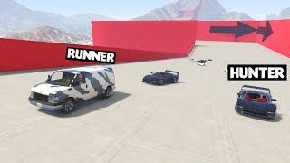 IMPOSSIBLE Runner vs Hunter Challenge in GTA 5 [upl. by Freddi703]