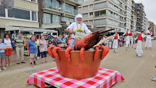 Folkloristische Garnaalstoet Oostduinkerke Koksijde 2024 [upl. by Twum]