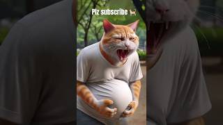 Pragnent cat feeling trouble 😭😩 cat catshorts catvideos cats catlover ai aicat aicats [upl. by Ecirtnahc139]