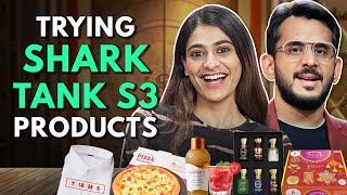 Trying SHARK TANK INDIA Season 3 Products  The Urban Guide [upl. by Nylisoj699]