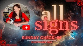 22 SEPTEMBER 2024⚡️Sunday CheckIn⚡️All Energies Tarot ♐ ♓ ♊ ♍ ♈ ♋ ♎ ♑ ♒ ♌ ♉ ♏ TIMESTAMPED [upl. by Mela]