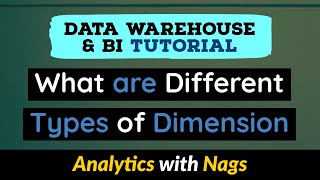 What are Types Of Dimension  Data Warehouse Tutorial  Data Warehouse Concepts 1230 [upl. by Jordans]