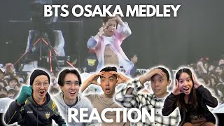 OUR FAVOURITE BTS LIVE  BTS Medley in Osaka REACTION [upl. by Sidhu19]