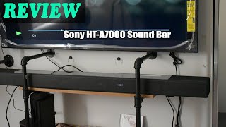 Sony HTA7000 Sound Bar Review 2024  Should You Buy [upl. by Hamlin460]