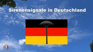 Bedeutung der aktuellen Sirenensignale in Deutschland [upl. by Yrret488]