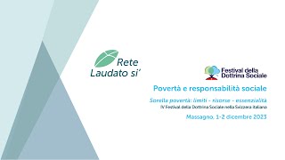 Festival della Dottrina Sociale 2023  POVERTA E RESPONSABILITA’ SOCIALE [upl. by Ahsad]