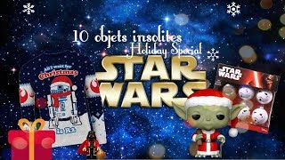 10 objets Star Wars insolites  the christmas holiday special [upl. by Griffiths152]