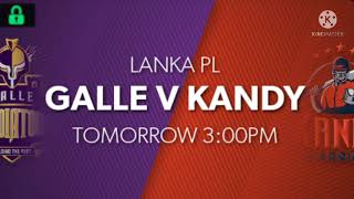 🇱🇰Lanka Premier League 11 Dec 300PM 🇱🇰Galle Gladiators 🆚 Kandy Warriors🇱🇰Cricket Winner Analysis [upl. by Tench]