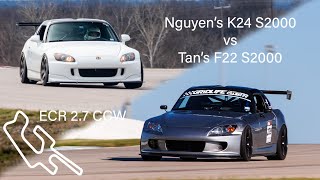 ECR 27 CCW  K24 vs F22c Honda S2000  trying to keep up with Nguyen 😮‍💨 [upl. by Dianemarie]