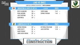 Lindfield CC 1st XI v Brighton amp Hove CC 1st XI [upl. by Nywles]