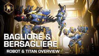 Bagliore amp Bersagliere 🏹 Robot amp Titan Overview — War Robots [upl. by Alvera]