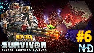 Lets Play Deep Rock Galactic Survivor Main Mission Salt Pits  Gunner 6 [upl. by Oluap357]