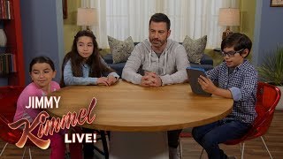 Kids Teach Jimmy Kimmel About ASMR [upl. by Anaehr234]