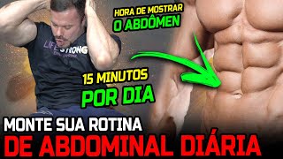 ABDOMINAIS EM CASA  APENAS 15 MINUTOS POR DIA [upl. by Freeland]