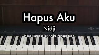 Hapus Aku  Nidji  Piano Karaoke by Andre Panggabean [upl. by Jayson]