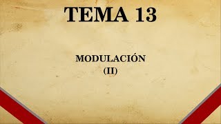 Modulación Tema 13 de Armonía 23 [upl. by Mharg]